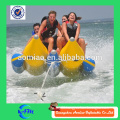 0.9mm PVC material inflatable flying fish banana boat, top quality inflatable banana boat